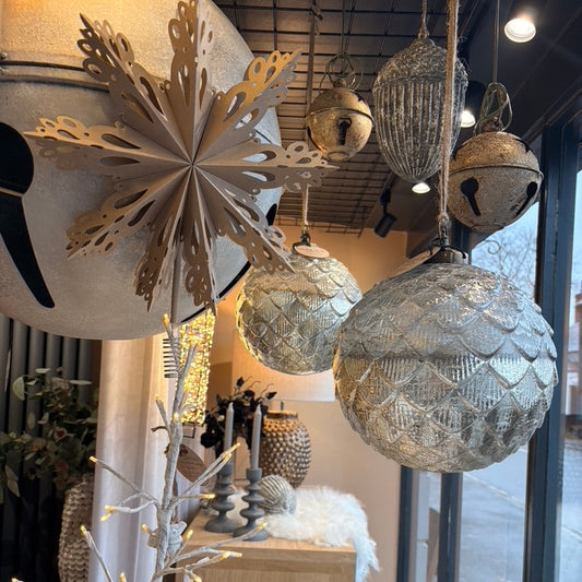 Large Faded Pine Bauble