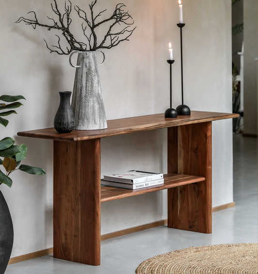 Borden Acacia Console Table