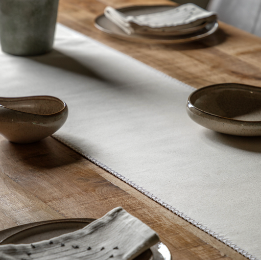 Linen Effect Table Runner