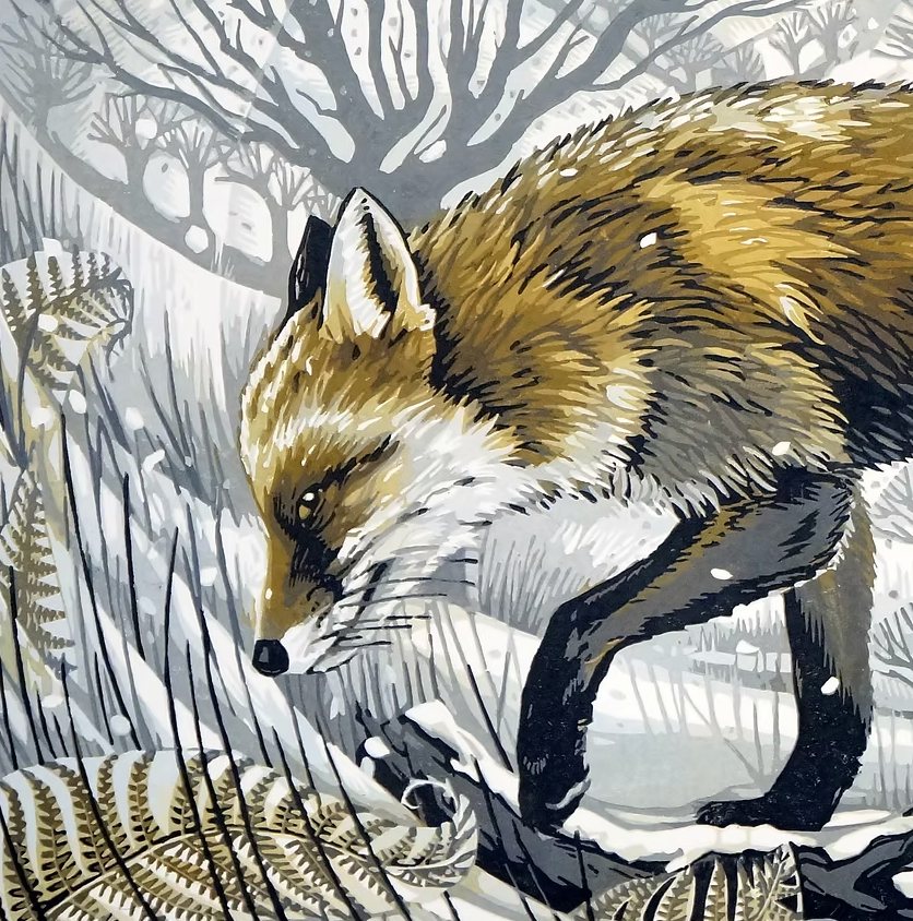 Winter Fox - Christmas Card