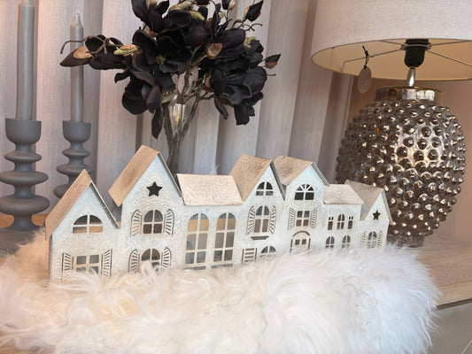 Town Houses Candle Holder