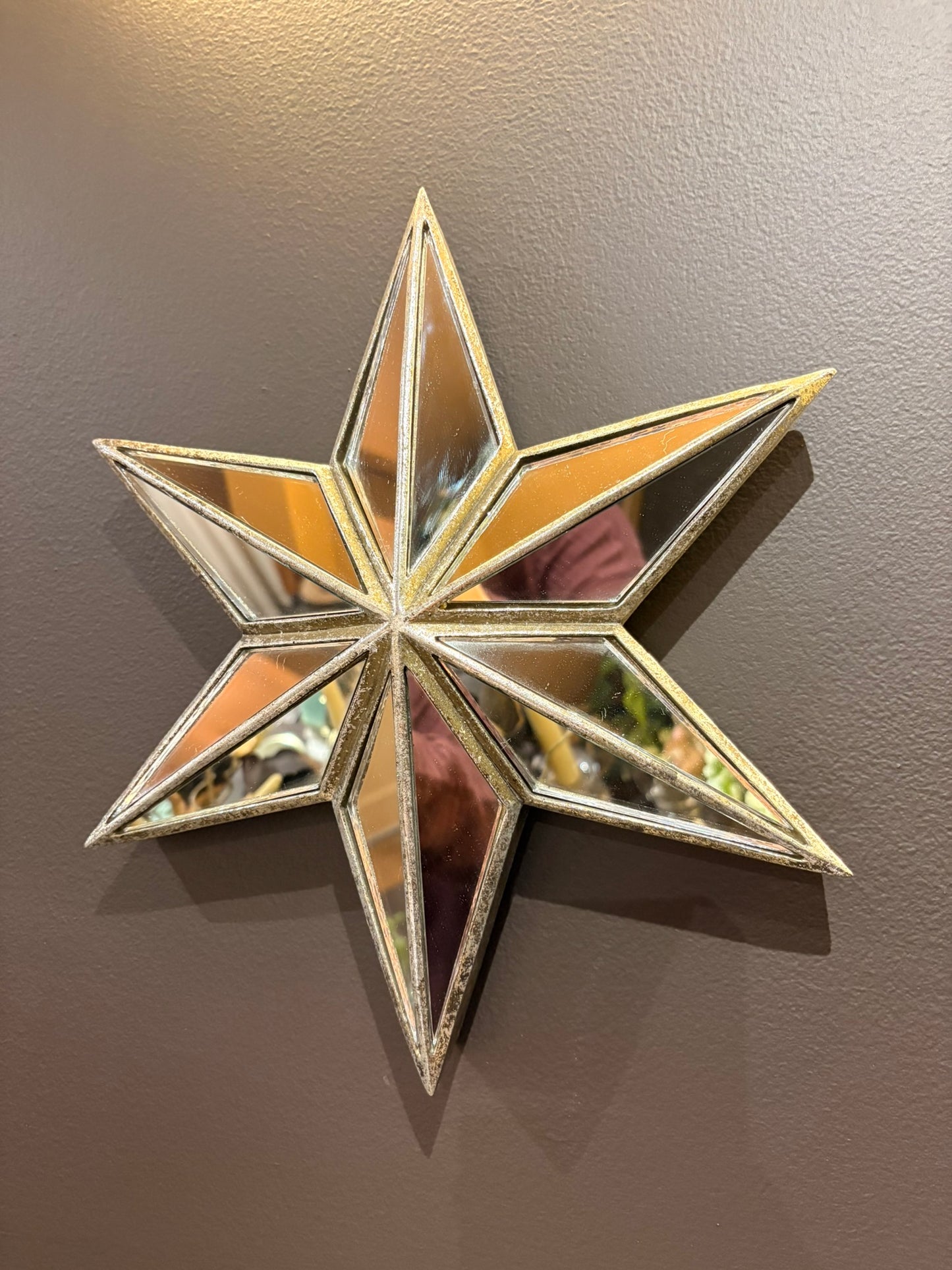 Mirrored Star Wall Decoration