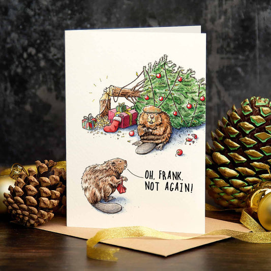 Beaver - Christmas Card