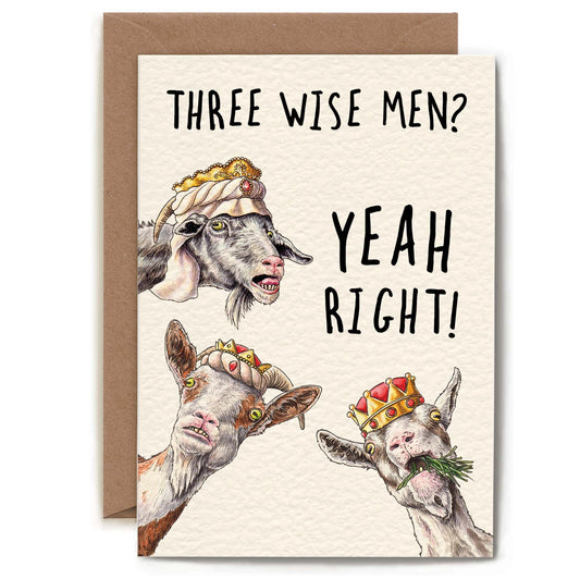 Three Wise Men - Christmas Card