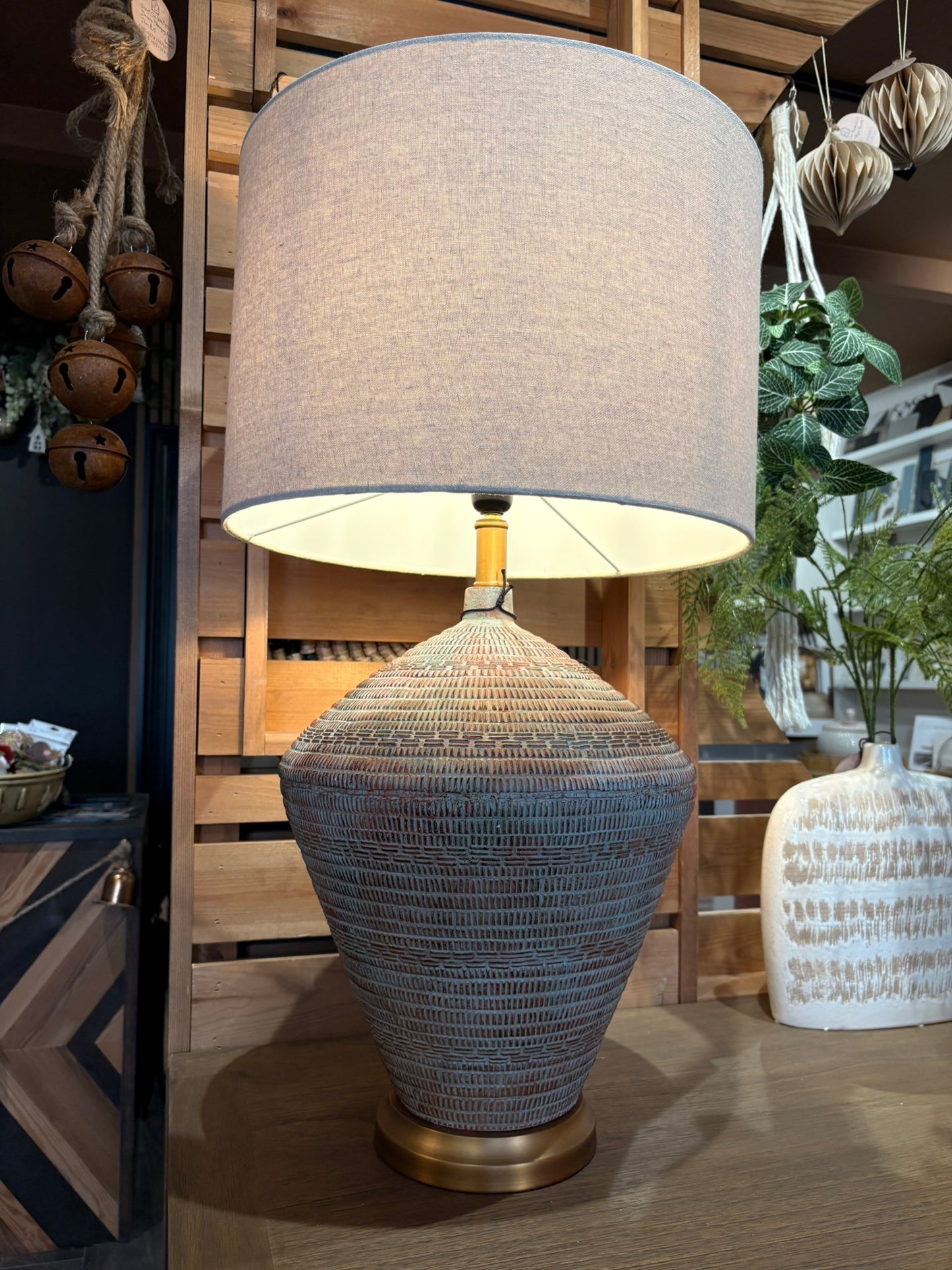 Valencia Table Lamp with Linen Shade