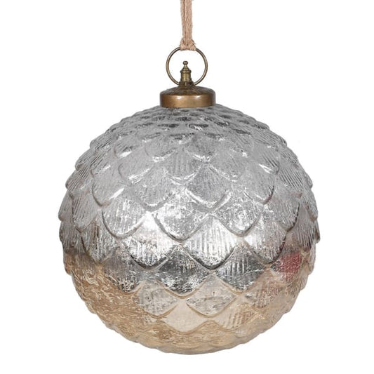 Large Faded Pine Bauble