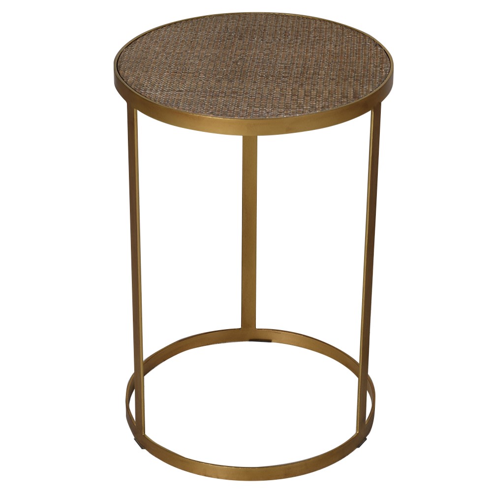 Aged Gold Side Table (Nest of 2)