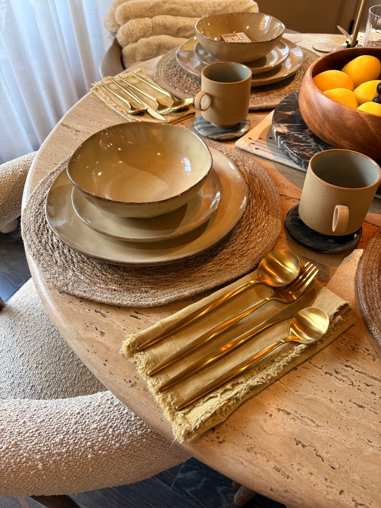 Organic Taupe Side Plates