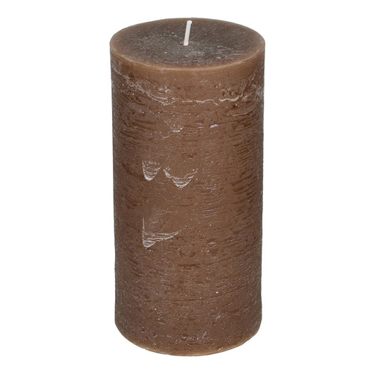 Mocha Pillar Candle (Medium)