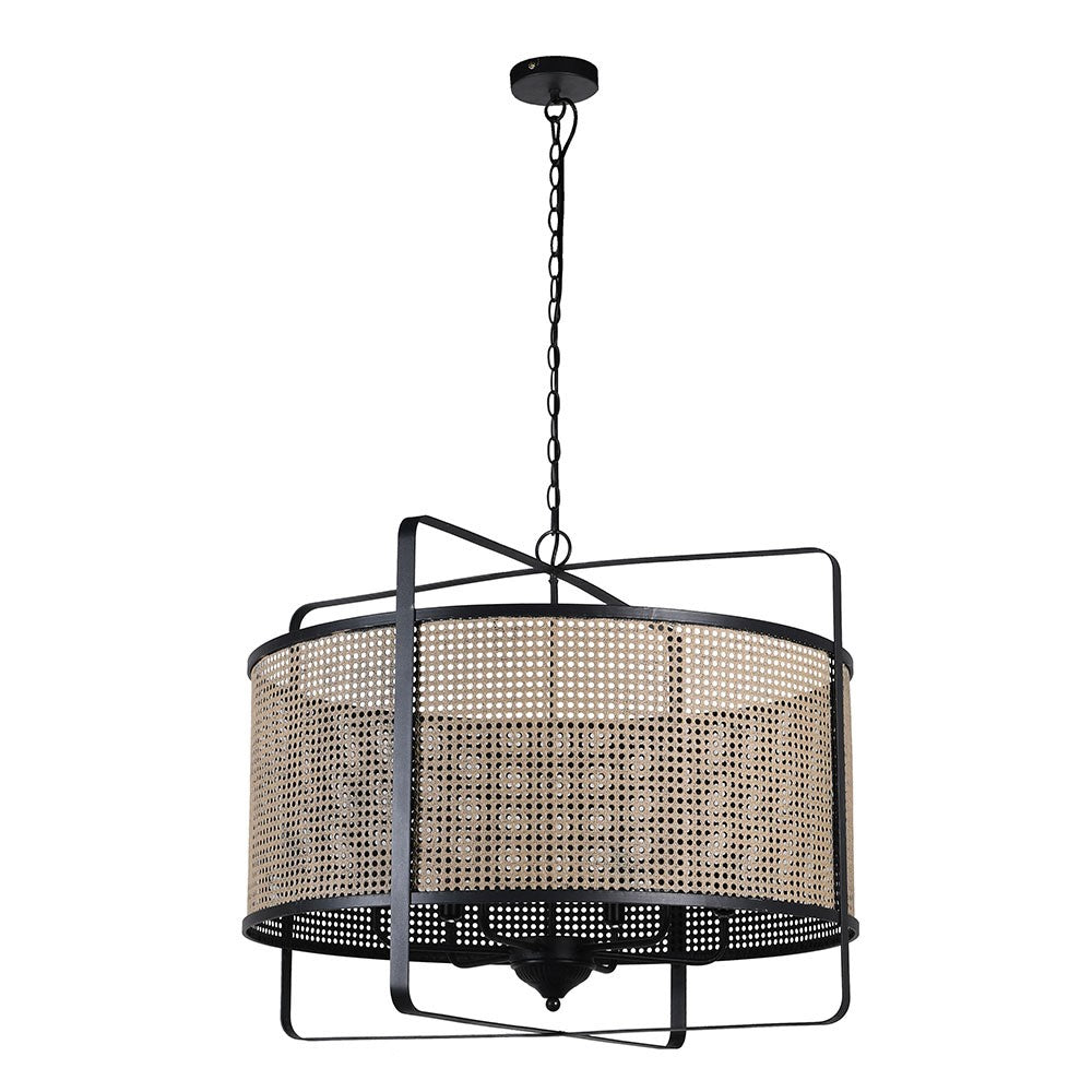 Aiko Rattan Pendant Light D80cm
