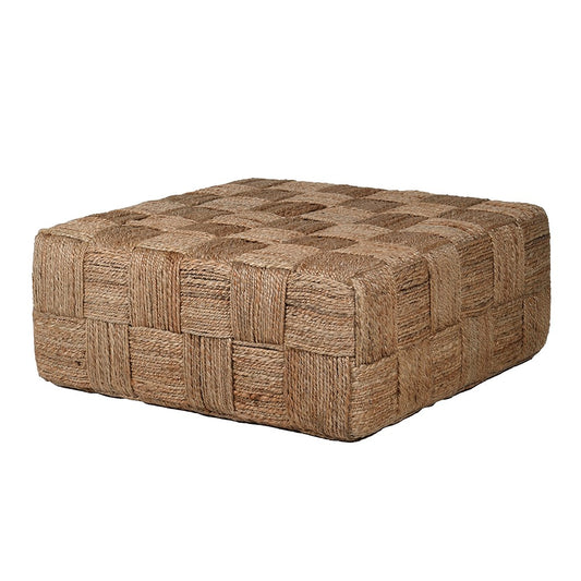 Woven Jute Coffee Table W90cm