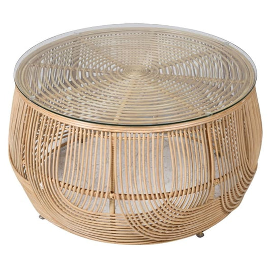 Rattan Coffee Table D77cm
