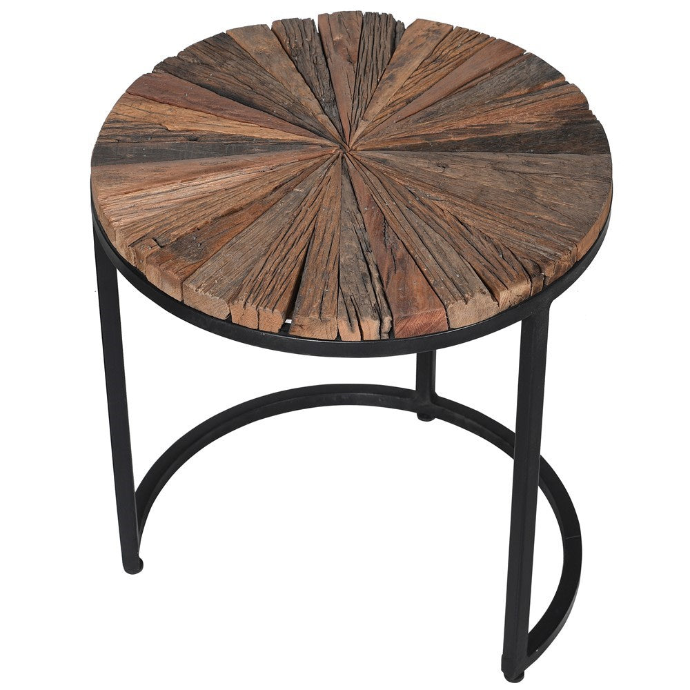 Reclaimed Wood Side Table (Nest of 3)