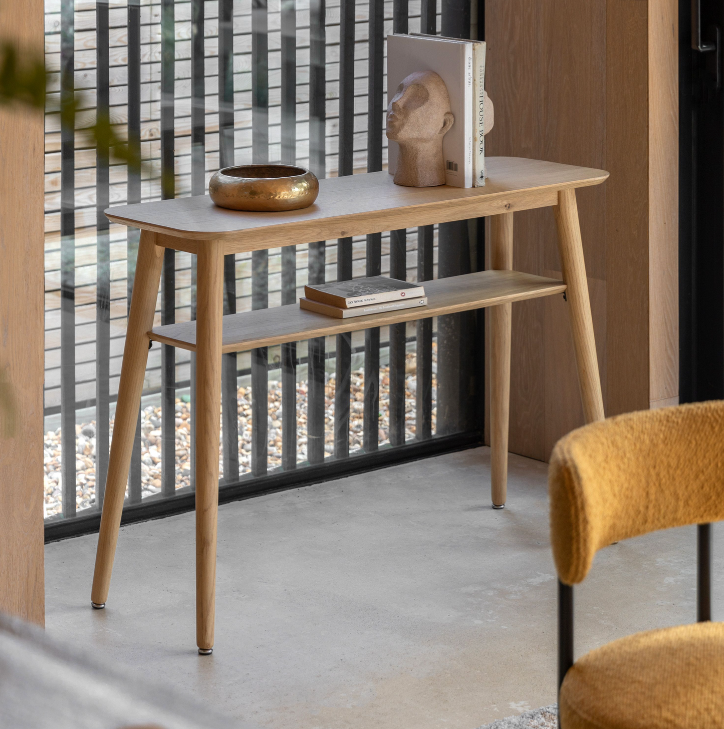 Hatfield Oak Console Table