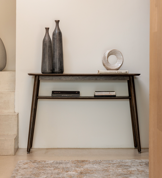 Hatfield Smoked Oak Console Table
