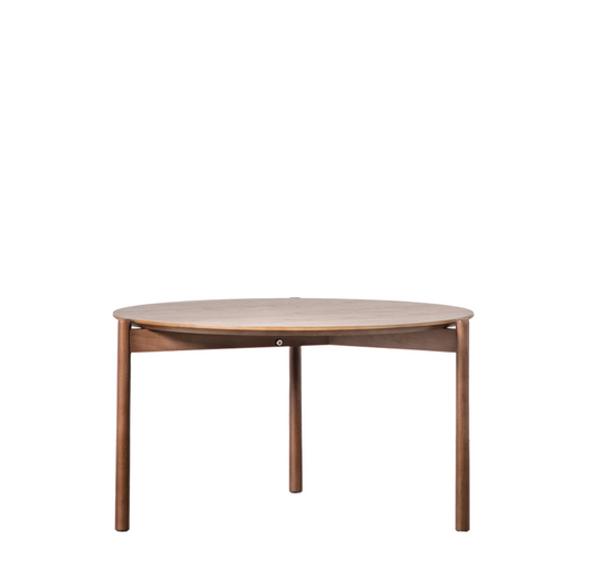 Burley Coffee Table (walnut) D70cm