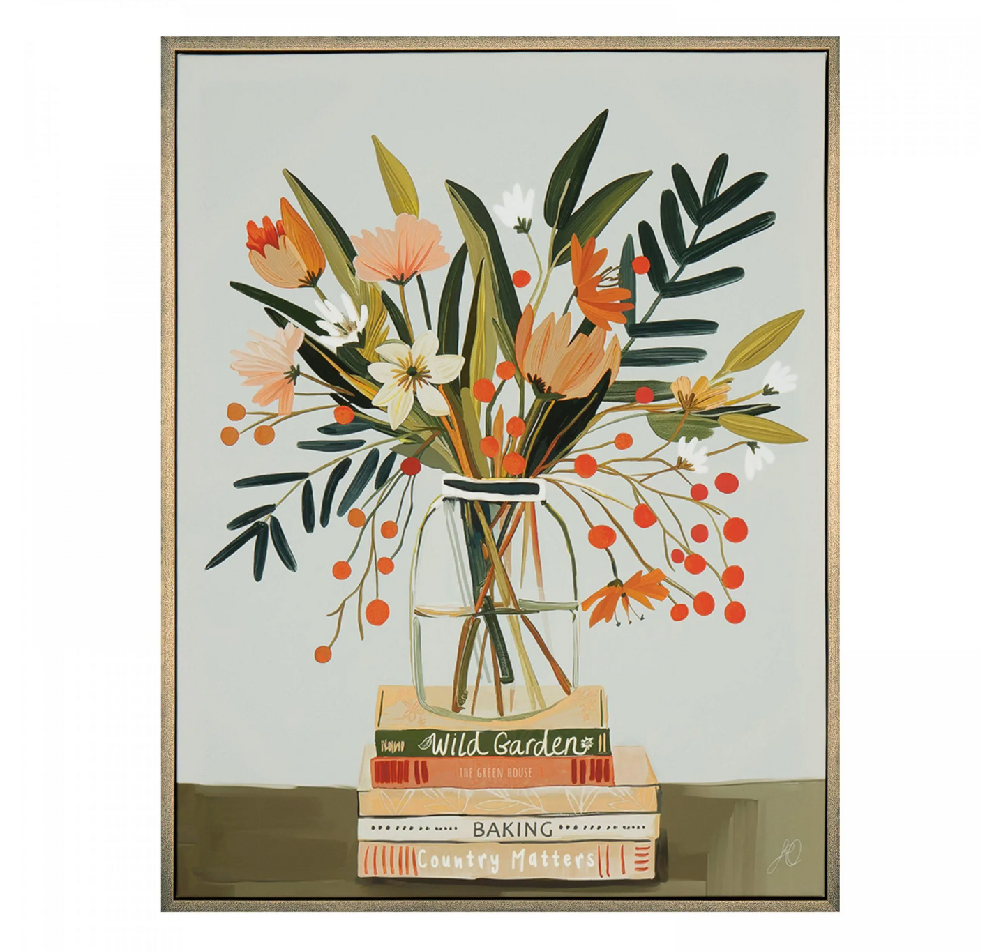 Wild at Heart Framed Canvas