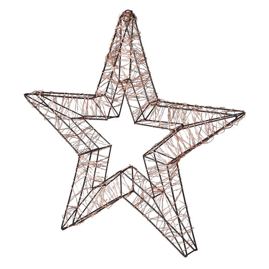 LED Hanging Gold Star (small)