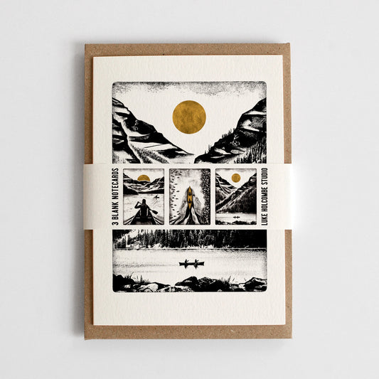 Lake (Pack of 3) - Christmas Card